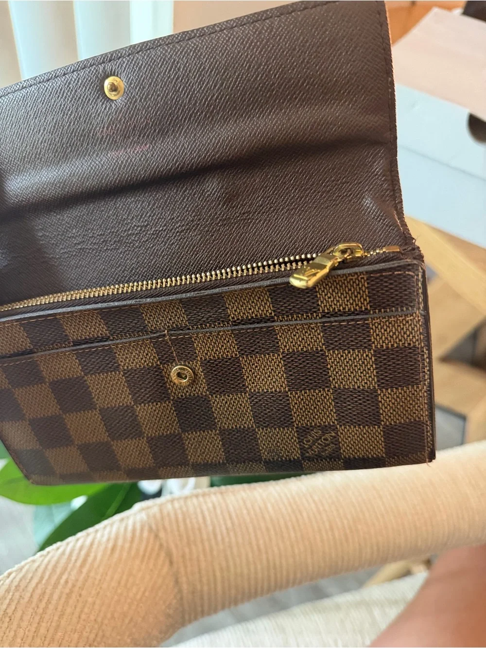 Louis Vuitton Epene Damier Women's Wallet Clutch